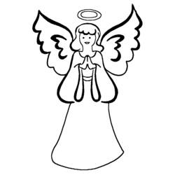 ぬりえページ: 天使 (キャラクター) #86235 - 無料の印刷可能なぬりえページ