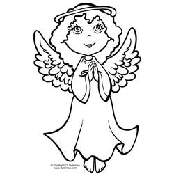 ぬりえページ: 天使 (キャラクター) #86242 - 無料の印刷可能なぬりえページ