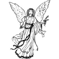 ぬりえページ: 天使 (キャラクター) #86243 - 無料の印刷可能なぬりえページ