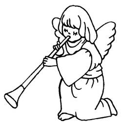 ぬりえページ: 天使 (キャラクター) #86244 - 無料の印刷可能なぬりえページ