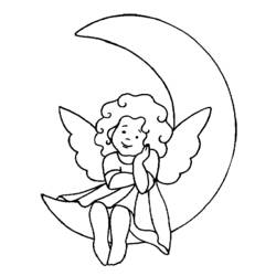 ぬりえページ: 天使 (キャラクター) #86246 - 無料の印刷可能なぬりえページ