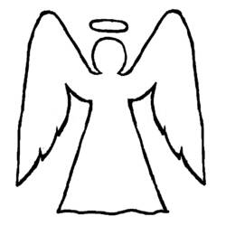 ぬりえページ: 天使 (キャラクター) #86248 - 無料の印刷可能なぬりえページ