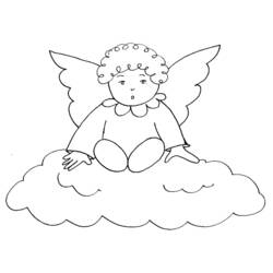 ぬりえページ: 天使 (キャラクター) #86249 - 無料の印刷可能なぬりえページ