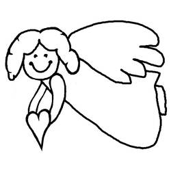 ぬりえページ: 天使 (キャラクター) #86255 - 無料の印刷可能なぬりえページ