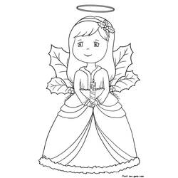 ぬりえページ: 天使 (キャラクター) #86265 - 無料の印刷可能なぬりえページ