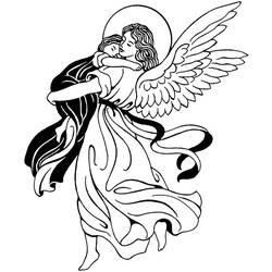 ぬりえページ: 天使 (キャラクター) #86267 - 無料の印刷可能なぬりえページ