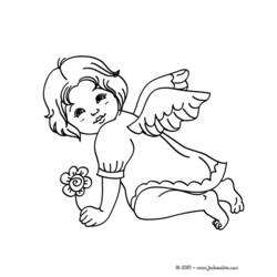 ぬりえページ: 天使 (キャラクター) #86272 - 無料の印刷可能なぬりえページ