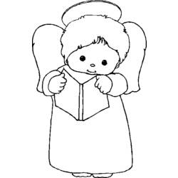 ぬりえページ: 天使 (キャラクター) #86275 - 無料の印刷可能なぬりえページ