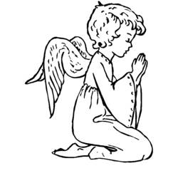ぬりえページ: 天使 (キャラクター) #86277 - 無料の印刷可能なぬりえページ
