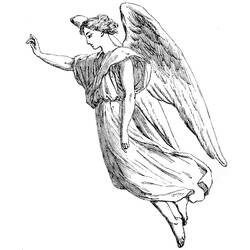 ぬりえページ: 天使 (キャラクター) #86278 - 無料の印刷可能なぬりえページ
