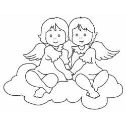 ぬりえページ: 天使 (キャラクター) #86289 - 無料の印刷可能なぬりえページ
