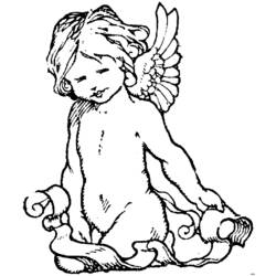ぬりえページ: 天使 (キャラクター) #86290 - 無料の印刷可能なぬりえページ
