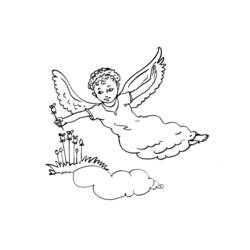 ぬりえページ: 天使 (キャラクター) #86307 - 無料の印刷可能なぬりえページ