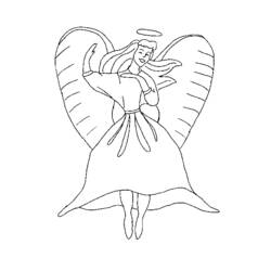 ぬりえページ: 天使 (キャラクター) #86308 - 無料の印刷可能なぬりえページ