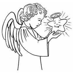 ぬりえページ: 天使 (キャラクター) #86312 - 無料の印刷可能なぬりえページ