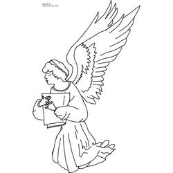 ぬりえページ: 天使 (キャラクター) #86327 - 無料の印刷可能なぬりえページ