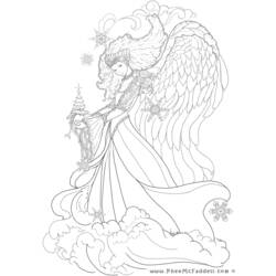 ぬりえページ: 天使 (キャラクター) #86336 - 無料の印刷可能なぬりえページ