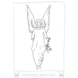 ぬりえページ: 天使 (キャラクター) #86337 - 無料の印刷可能なぬりえページ