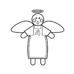 ぬりえページ: 天使 (キャラクター) #86341 - 無料の印刷可能なぬりえページ