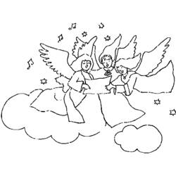 ぬりえページ: 天使 (キャラクター) #86370 - 無料の印刷可能なぬりえページ