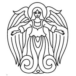 ぬりえページ: 天使 (キャラクター) #86382 - 無料の印刷可能なぬりえページ