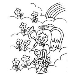 ぬりえページ: 天使 (キャラクター) #86445 - 無料の印刷可能なぬりえページ