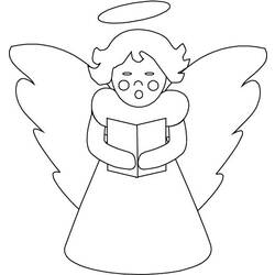 ぬりえページ: 天使 (キャラクター) #86459 - 無料の印刷可能なぬりえページ