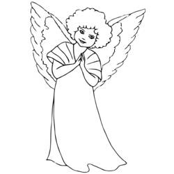 ぬりえページ: 天使 (キャラクター) #86461 - 無料の印刷可能なぬりえページ
