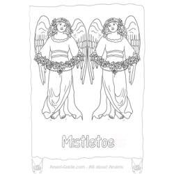 ぬりえページ: 天使 (キャラクター) #86506 - 無料の印刷可能なぬりえページ