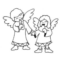 ぬりえページ: 天使 (キャラクター) #86516 - 無料の印刷可能なぬりえページ