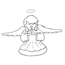 ぬりえページ: 天使 (キャラクター) #86537 - 無料の印刷可能なぬりえページ