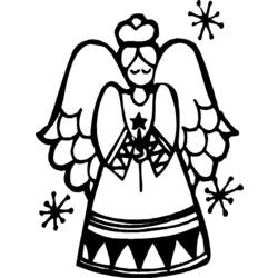 ぬりえページ: 天使 (キャラクター) #86541 - 無料の印刷可能なぬりえページ