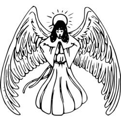 ぬりえページ: 天使 (キャラクター) #86546 - 無料の印刷可能なぬりえページ