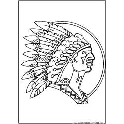 ぬりえページ: アメリカインディアン (キャラクター) #148996 - 無料の印刷可能なぬりえページ