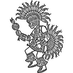 ぬりえページ: アメリカインディアン (キャラクター) #149026 - 無料の印刷可能なぬりえページ