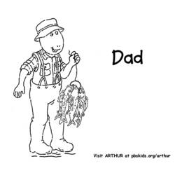 ぬりえページ: お父さん (キャラクター) #103591 - 無料の印刷可能なぬりえページ