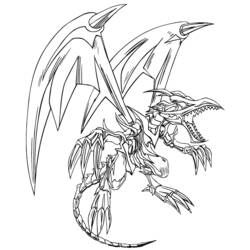ぬりえページ: ドラゴン (キャラクター) #148384 - 無料の印刷可能なぬりえページ