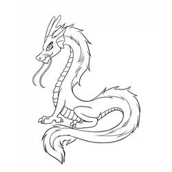 ぬりえページ: ドラゴン (キャラクター) #148386 - 無料の印刷可能なぬりえページ