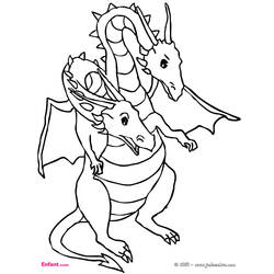 ぬりえページ: ドラゴン (キャラクター) #148403 - 無料の印刷可能なぬりえページ