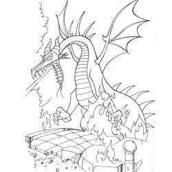 ぬりえページ: ドラゴン (キャラクター) #148410 - 無料の印刷可能なぬりえページ