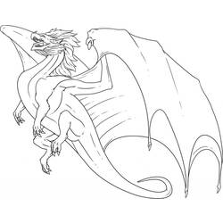 ぬりえページ: ドラゴン (キャラクター) #148427 - 無料の印刷可能なぬりえページ