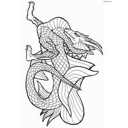 ぬりえページ: ドラゴン (キャラクター) #148429 - 無料の印刷可能なぬりえページ