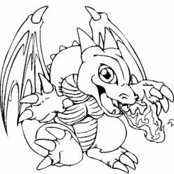ぬりえページ: ドラゴン (キャラクター) #148432 - 無料の印刷可能なぬりえページ