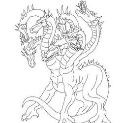 ぬりえページ: ドラゴン (キャラクター) #148434 - 無料の印刷可能なぬりえページ