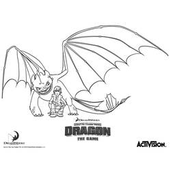 ぬりえページ: ドラゴン (キャラクター) #148438 - 無料の印刷可能なぬりえページ