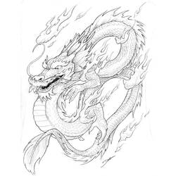 ぬりえページ: ドラゴン (キャラクター) #148466 - 無料の印刷可能なぬりえページ