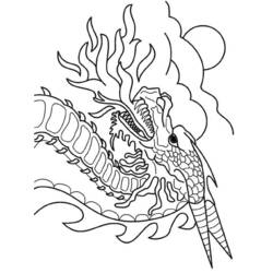 ぬりえページ: ドラゴン (キャラクター) #148503 - 無料の印刷可能なぬりえページ