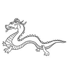 ぬりえページ: ドラゴン (キャラクター) #148532 - 無料の印刷可能なぬりえページ