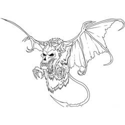 ぬりえページ: ドラゴン (キャラクター) #148541 - 無料の印刷可能なぬりえページ