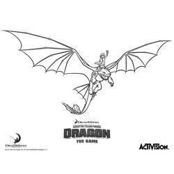 ぬりえページ: ドラゴン (キャラクター) #148557 - 無料の印刷可能なぬりえページ